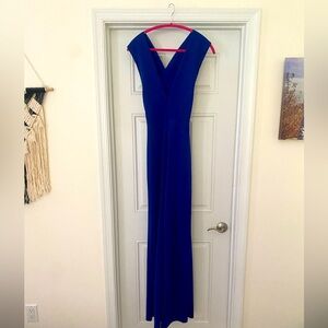 Royal blue wide legged lulus jumpsuit NEVER WORN!
